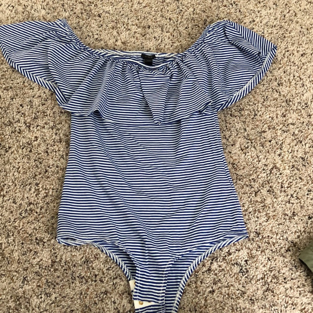 J crew off the shoulder bodysuit
